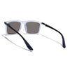 Beast 2.0 | Aqua Blue Reflector Polarized Square Sunglasses | PMG6652