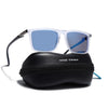 Beast 2.0 | Aqua Blue Reflector Polarized Square Sunglasses | PMG6652