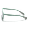 Foldable Round Polarized Sunglasses for Kids -6 yrs To 12 yrs (Black Lens | Parrot Green Frame - PMG5910)