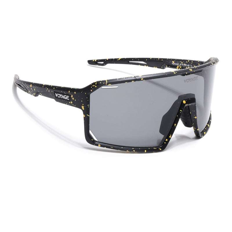 Voyage Select Drift Sunglasses (Black Lens | Black & Yellow Frame - SLMG6261)