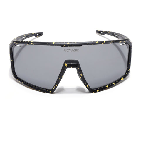 Voyage Select Drift Sunglasses (Black Lens | Black & Yellow Frame - SLMG6261)