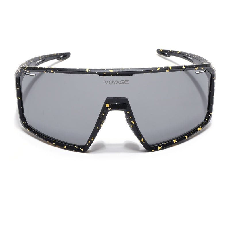 Voyage Select Drift Sunglasses (Black Lens | Black & Yellow Frame - SLMG6261)