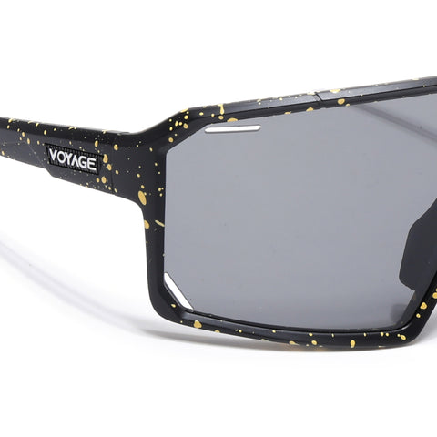 Voyage Select Drift Sunglasses (Black Lens | Black & Yellow Frame - SLMG6261)