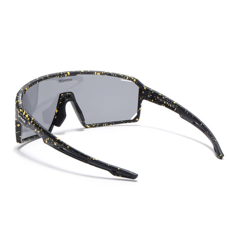 Voyage Select Drift Sunglasses (Black Lens | Black & Yellow Frame - SLMG6261)
