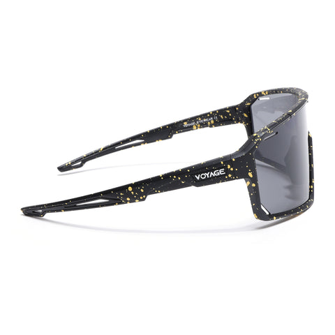 Voyage Select Drift Sunglasses (Black Lens | Black & Yellow Frame - SLMG6261)