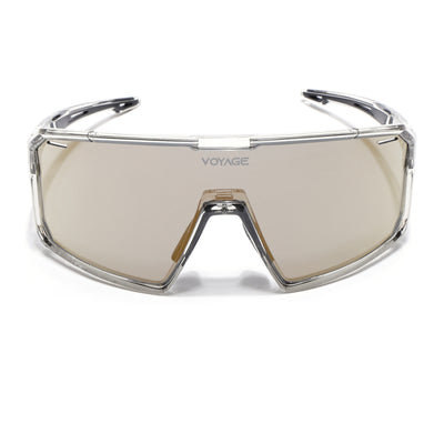 Voyage Select Drift Sunglasses (Golden Lens | Transparent Grey Frame - SLMG6263)