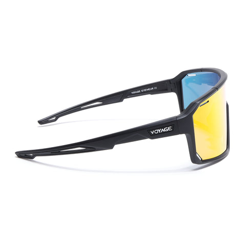 Voyage Select Drift Sunglasses (Multicolor Lens | Black Frame - SLMG6264)