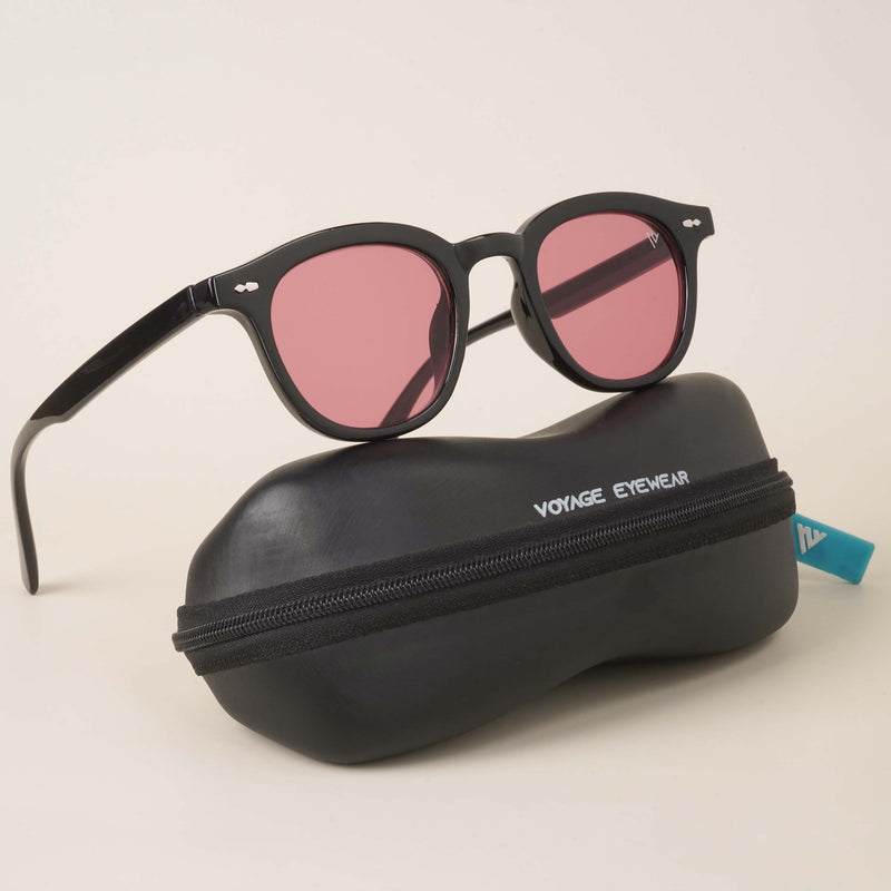 Round Red Sunglasses - MG3908