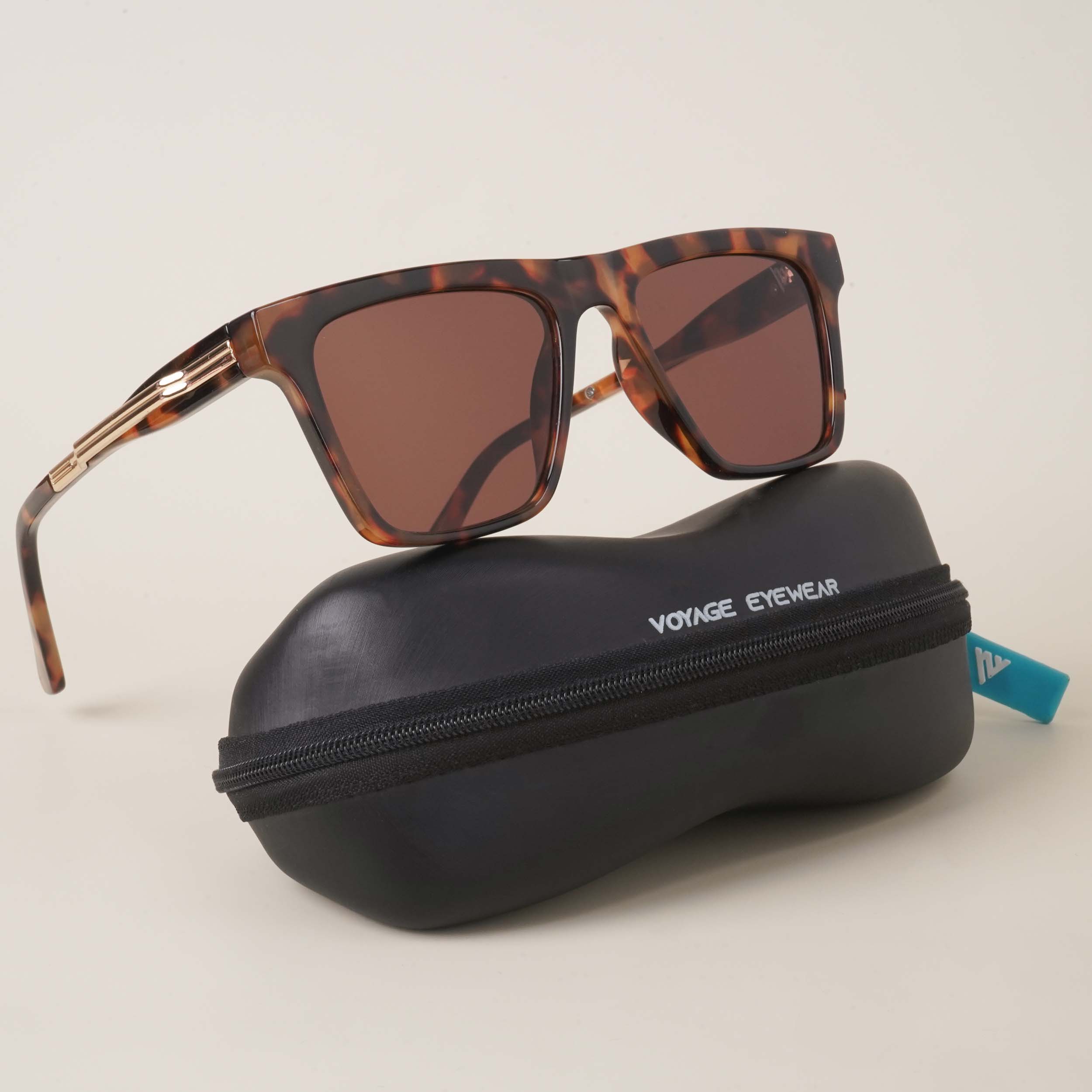 Voyage Brown Wayfarer Sunglasses (86575MG3914)