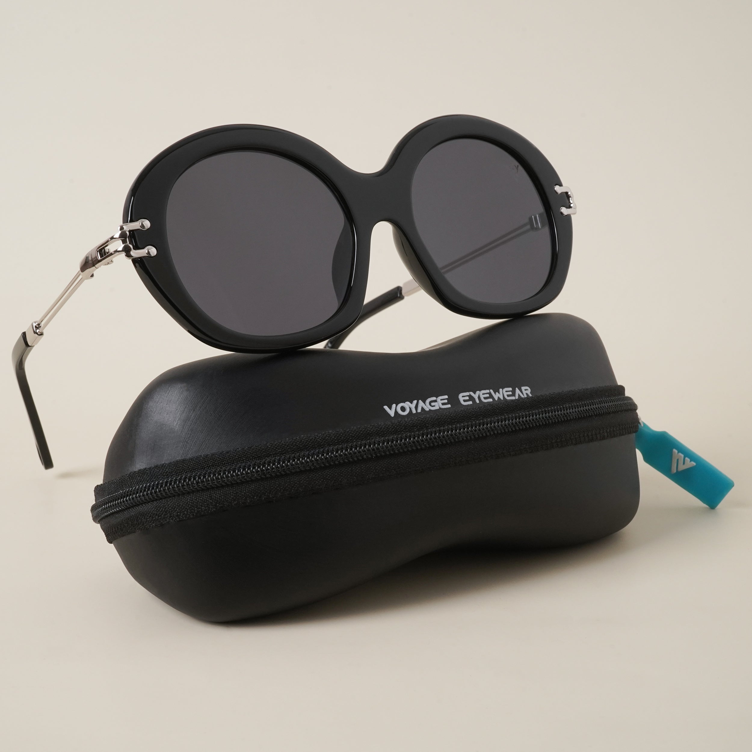 Voyage Black Over Size Sunglasses (86585MG3909)
