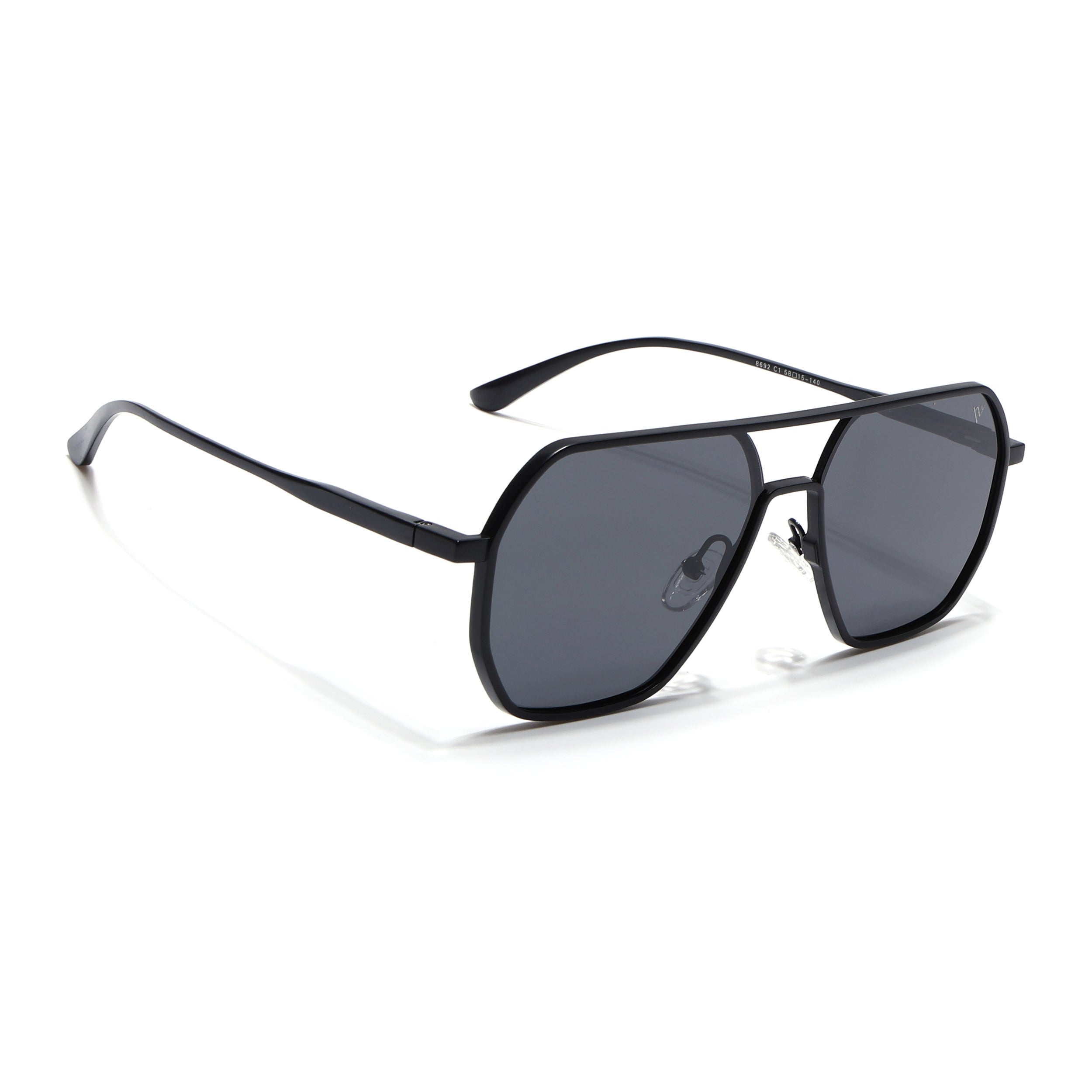 Vantage | Wayfarer Polarized Sunglasses (Black Lens | Black Frame - PMG5172)