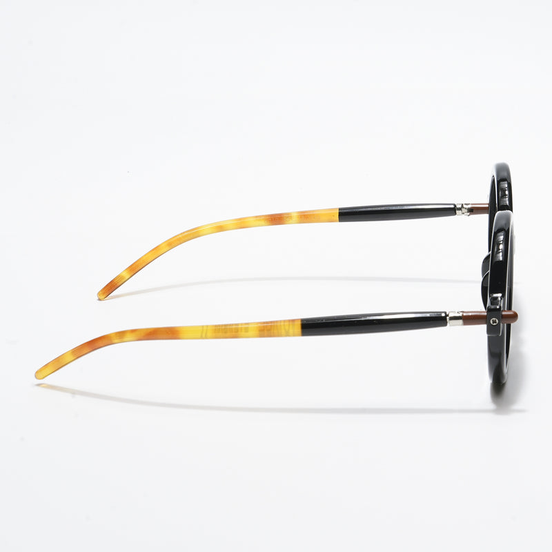 Round Sunglasses (Black Lens | Black Frame - MG5177)