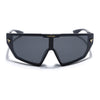 Falcon | Black Wrap Around Polarized Sunglasses | PMG5858