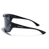 Falcon | Black Wrap Around Polarized Sunglasses | PMG5858