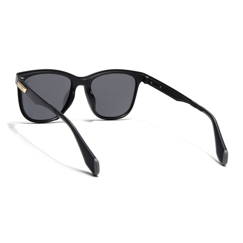Active Matte Black Polarized Wayfarer Sunglasses - PMG4465