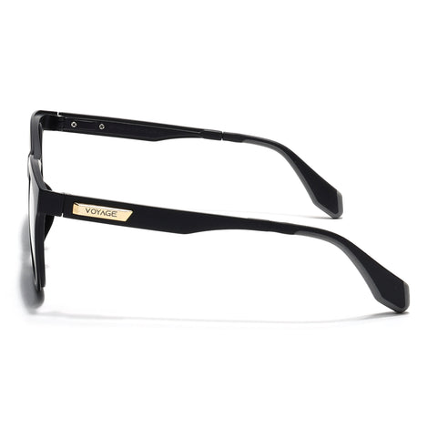 Active Matte Black Polarized Wayfarer Sunglasses - PMG4465