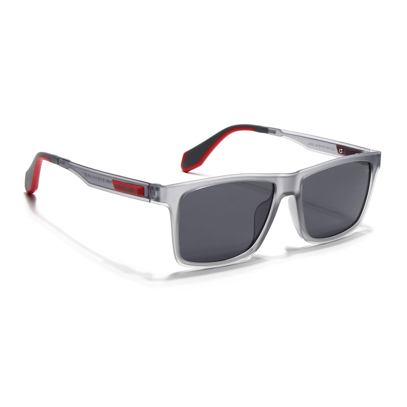 Active Grey Polarized Wayfarer Sunglasses - PMG4475