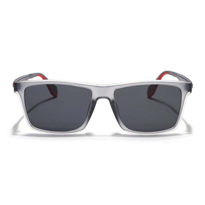 Active Grey Polarized Wayfarer Sunglasses - PMG4475