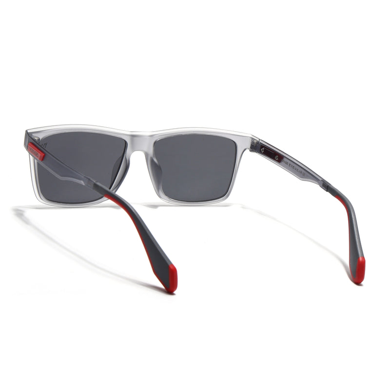 Active Grey Polarized Wayfarer Sunglasses - PMG4475