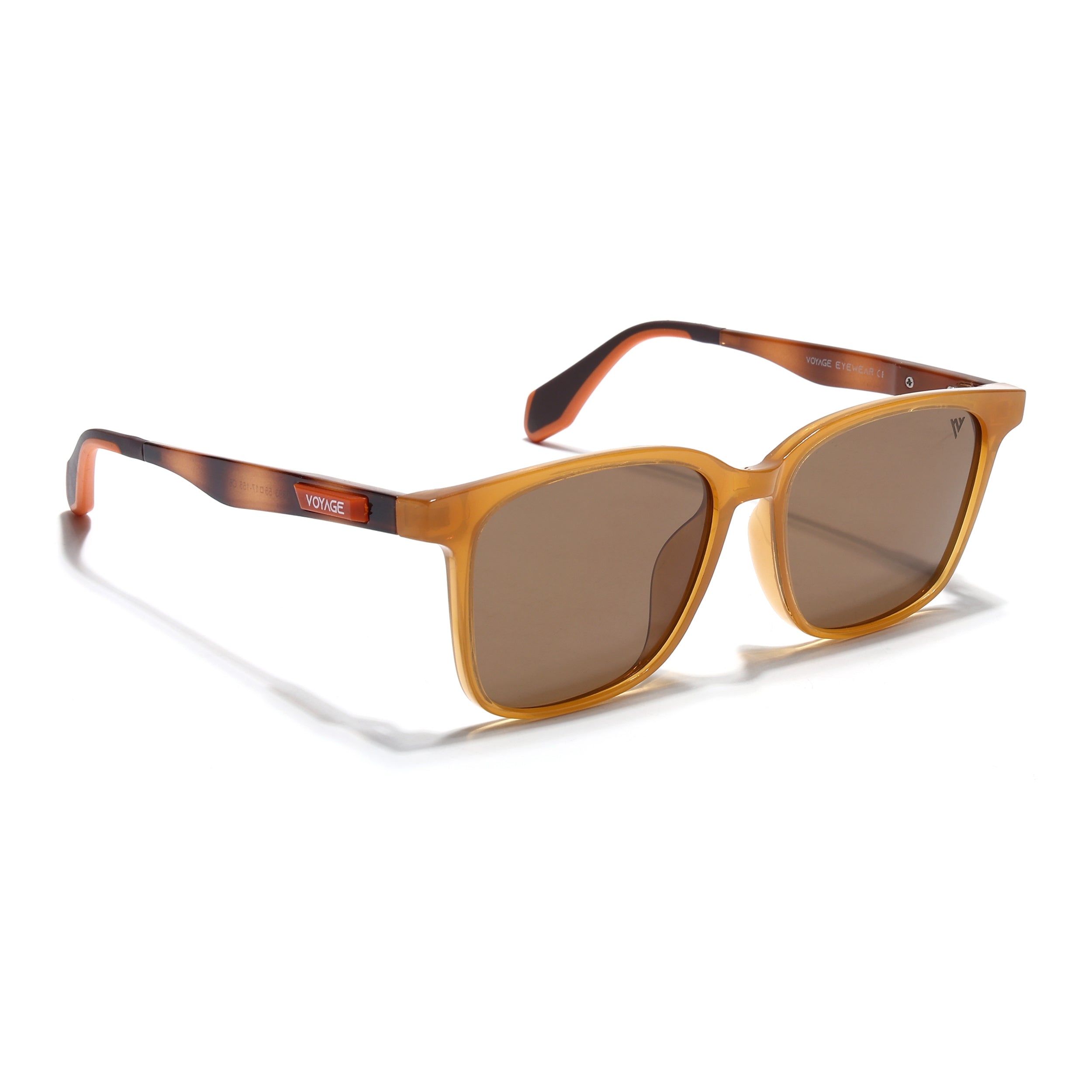 Active Brown Polarized Wayfarer Sunglasses - PMG4462