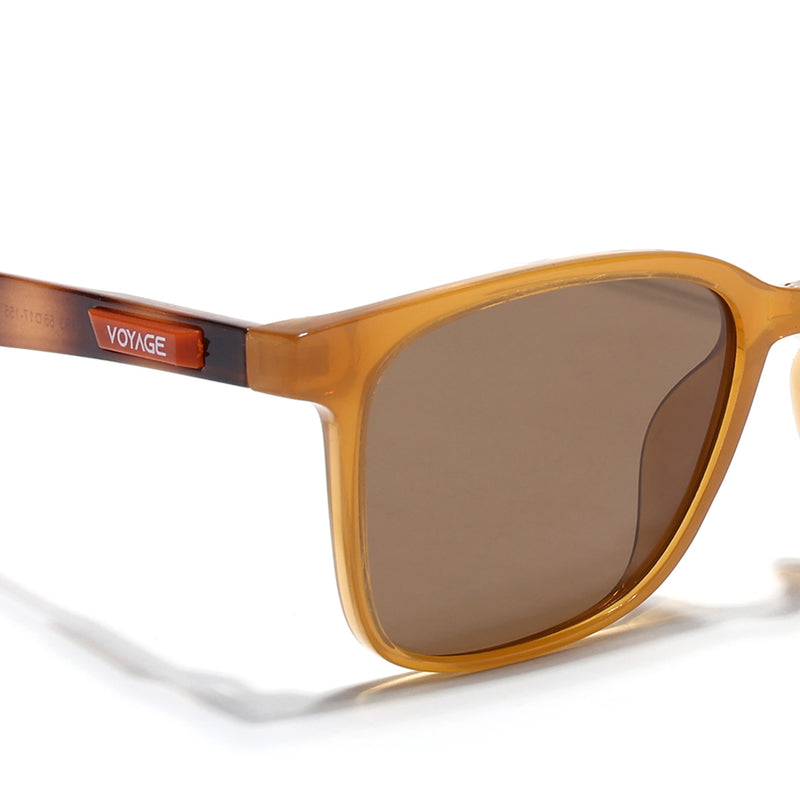 Active Brown Polarized Wayfarer Sunglasses - PMG4462