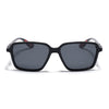 Hydra | Shine Black Polarized Square Sunglasses | PMG6653