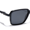 Hydra | Shine Black Polarized Square Sunglasses | PMG6653
