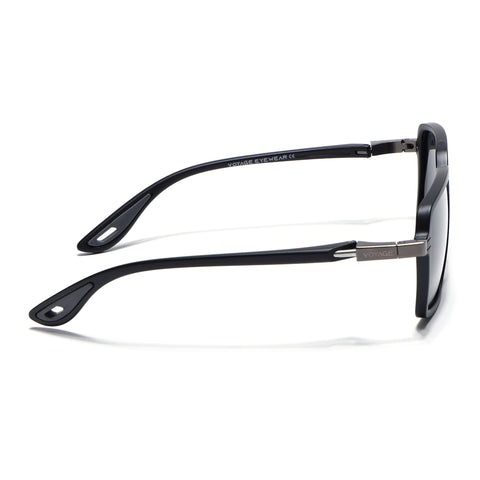 Hydra | Matt Black Polarized Square Sunglasses | PMG6654