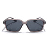 Hydra | Grey Polarized Square Sunglasses | PMG6655