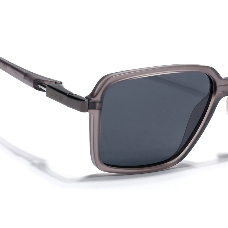 Hydra | Grey Polarized Square Sunglasses | PMG6655