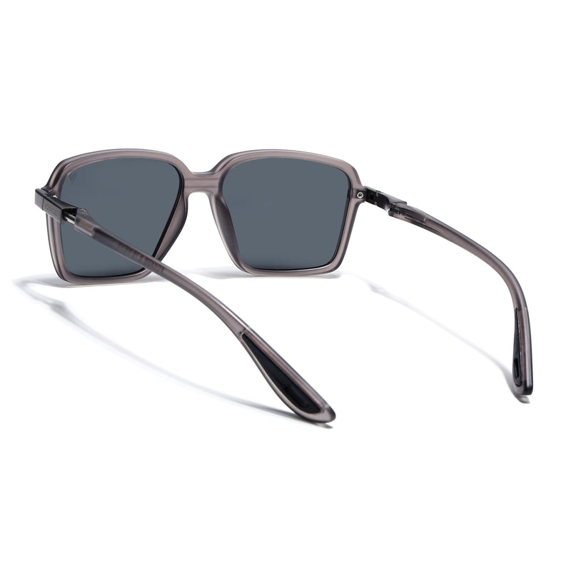 Hydra | Grey Polarized Square Sunglasses | PMG6655