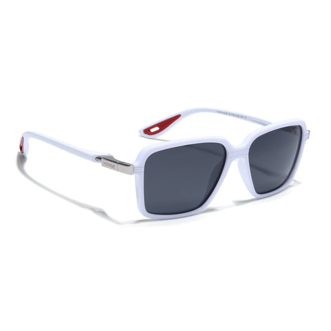 Hydra | White Polarized Square Sunglasses | PMG6656
