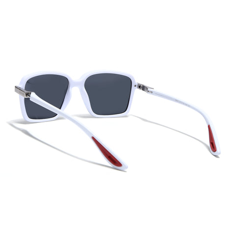 Hydra | White Polarized Square Sunglasses | PMG6656