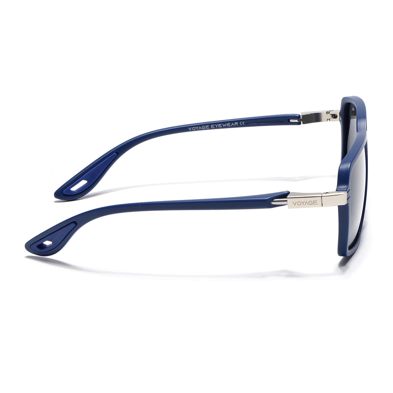 Hydra | Blue Polarized Square Sunglasses | PMG6657