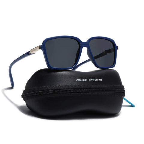 Hydra | Blue Polarized Square Sunglasses | PMG6657