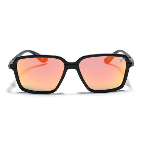 Hydra | Multicolor Reflector Polarized Square Sunglasses | PMG6658