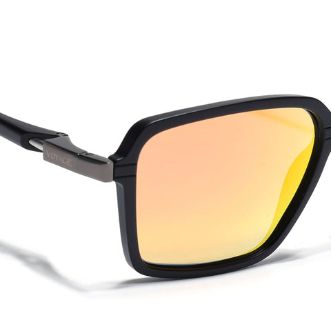 Hydra | Multicolor Reflector Polarized Square Sunglasses | PMG6658
