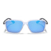 Hydra | Aqua Blue Reflector Polarized Square Sunglasses |  PMG6659