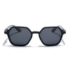 EdgeX | Shine Black Polarized Hexagon Sunglasses | PMG6639
