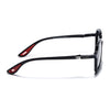 EdgeX | Shine Black Polarized Hexagon Sunglasses | PMG6639