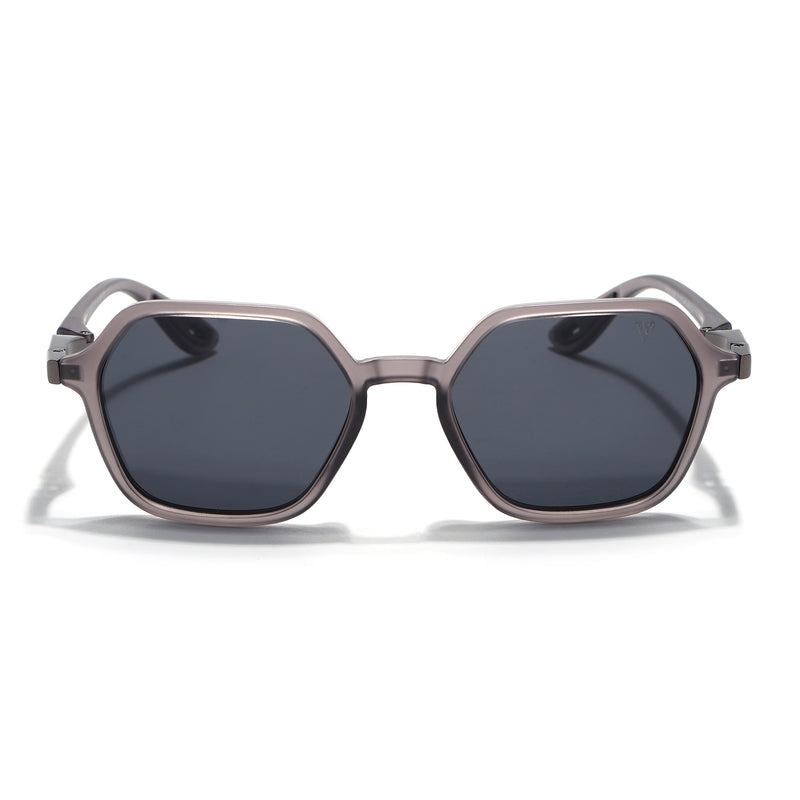 EdgeX | Grey Polarized Hexagon Sunglasses | PMG6641