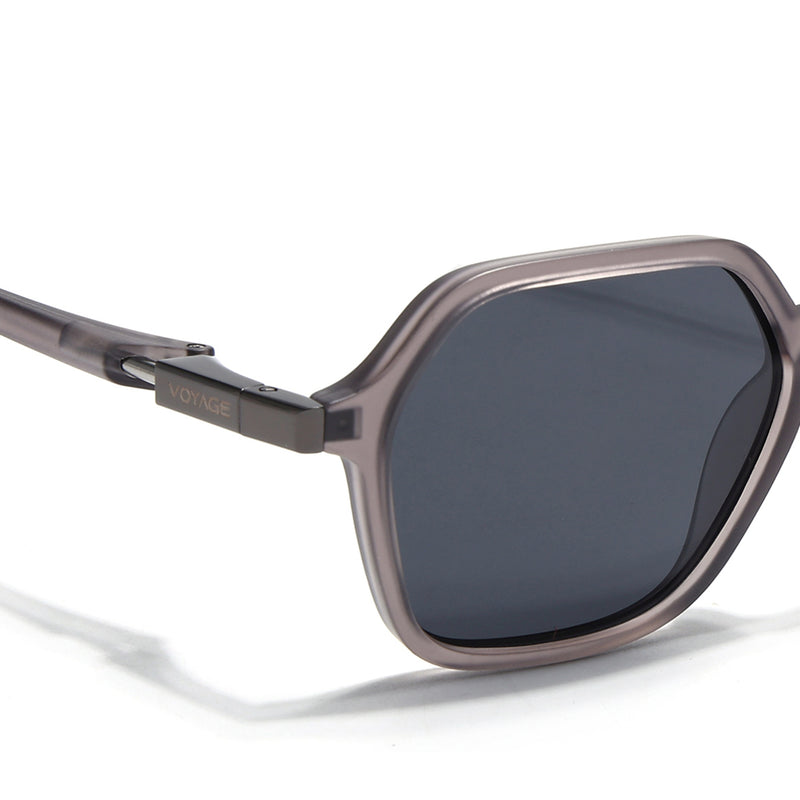 EdgeX | Grey Polarized Hexagon Sunglasses | PMG6641