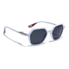 EdgeX | White Polarized Hexagon Sunglasses |  PMG6642