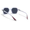 EdgeX | White Polarized Hexagon Sunglasses |  PMG6642