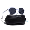 EdgeX | White Polarized Hexagon Sunglasses |  PMG6642