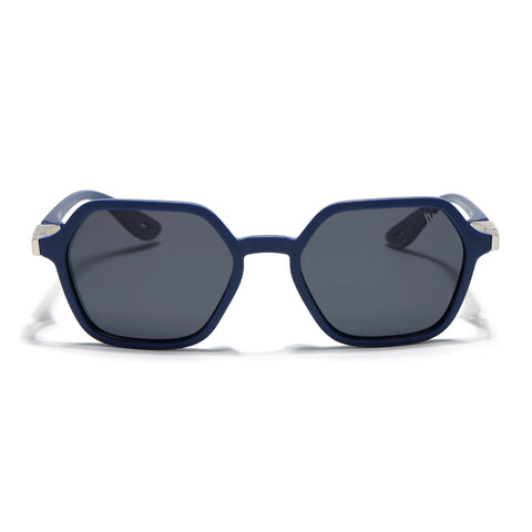 EdgeX | Blue Polarized Hexagon Sunglasses | PMG6643