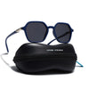 EdgeX | Blue Polarized Hexagon Sunglasses | PMG6643