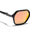 EdgeX | Multicolor Reflector Polarized Hexagon Sunglasses | PMG6644