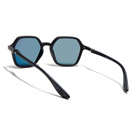 EdgeX | Multicolor Reflector Polarized Hexagon Sunglasses | PMG6644