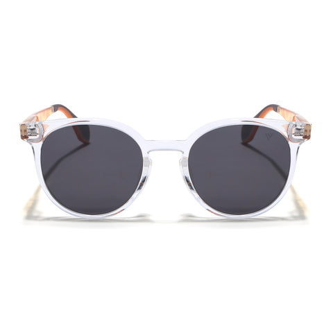 Active Transparent Polarized Round Sunglasses - PMG4471